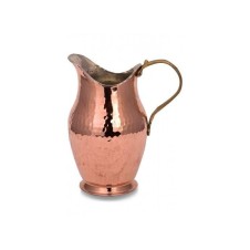 bazaarcopper Bakır Antalya Sürahi 1 No El Dövme Kırmızı bazaarcopper7251-1