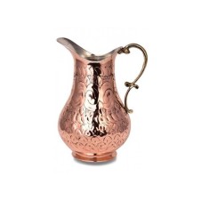 bazaarcopper Bakır Maraş Sürahi 2 No El İşleme Kırmızı bazaarcopper7257-1